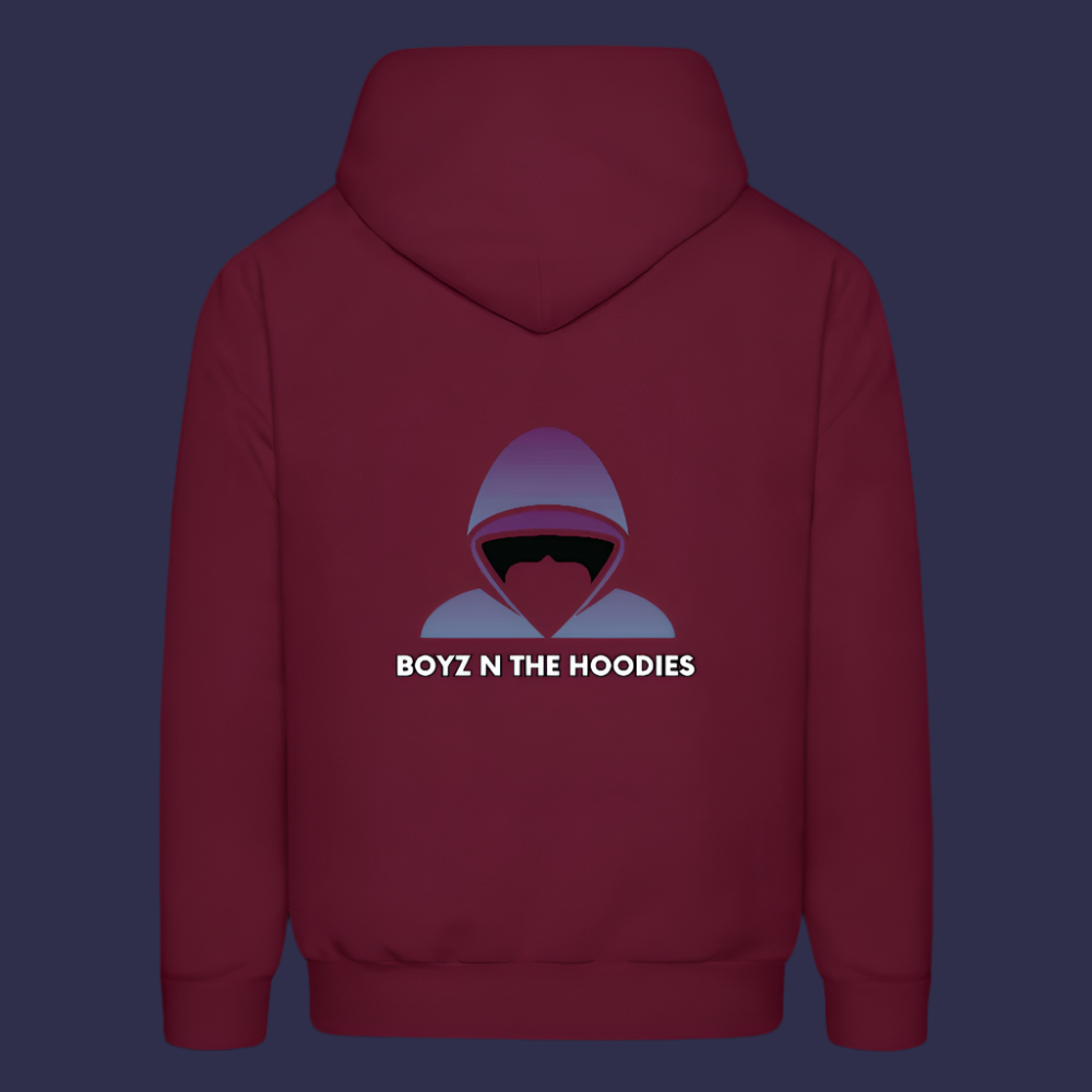 Boyz N The Hoodies Classic Design Burgundy Hoodies - burgundy