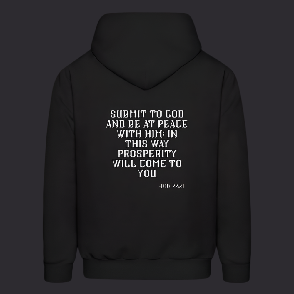 'Submit to God' Classic Black Hoodie Strive Collection - black