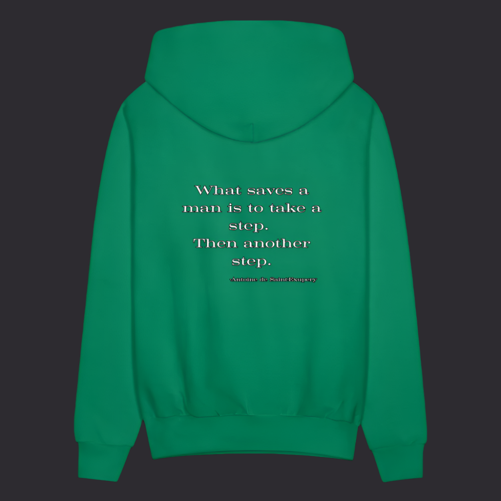 'What saves a man' Kelly Green Hoodie Survive Collection - kelly green