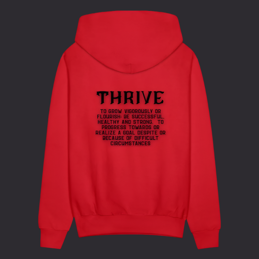 Rd Thrv Boyz N The Hoodies Red Thrive Hoodie - red
