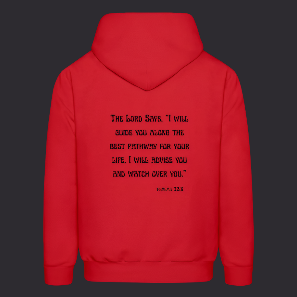 'I will guide you' Classic Red Hoodie Thrive Collection - red