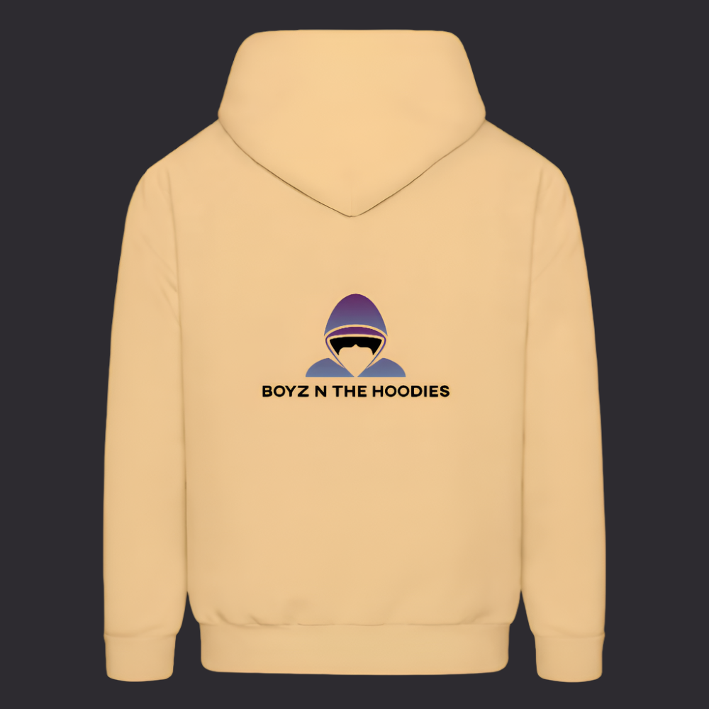 Boyz N The Hoodies Motto Light Gold Hoodie with Classic Design - light gold 