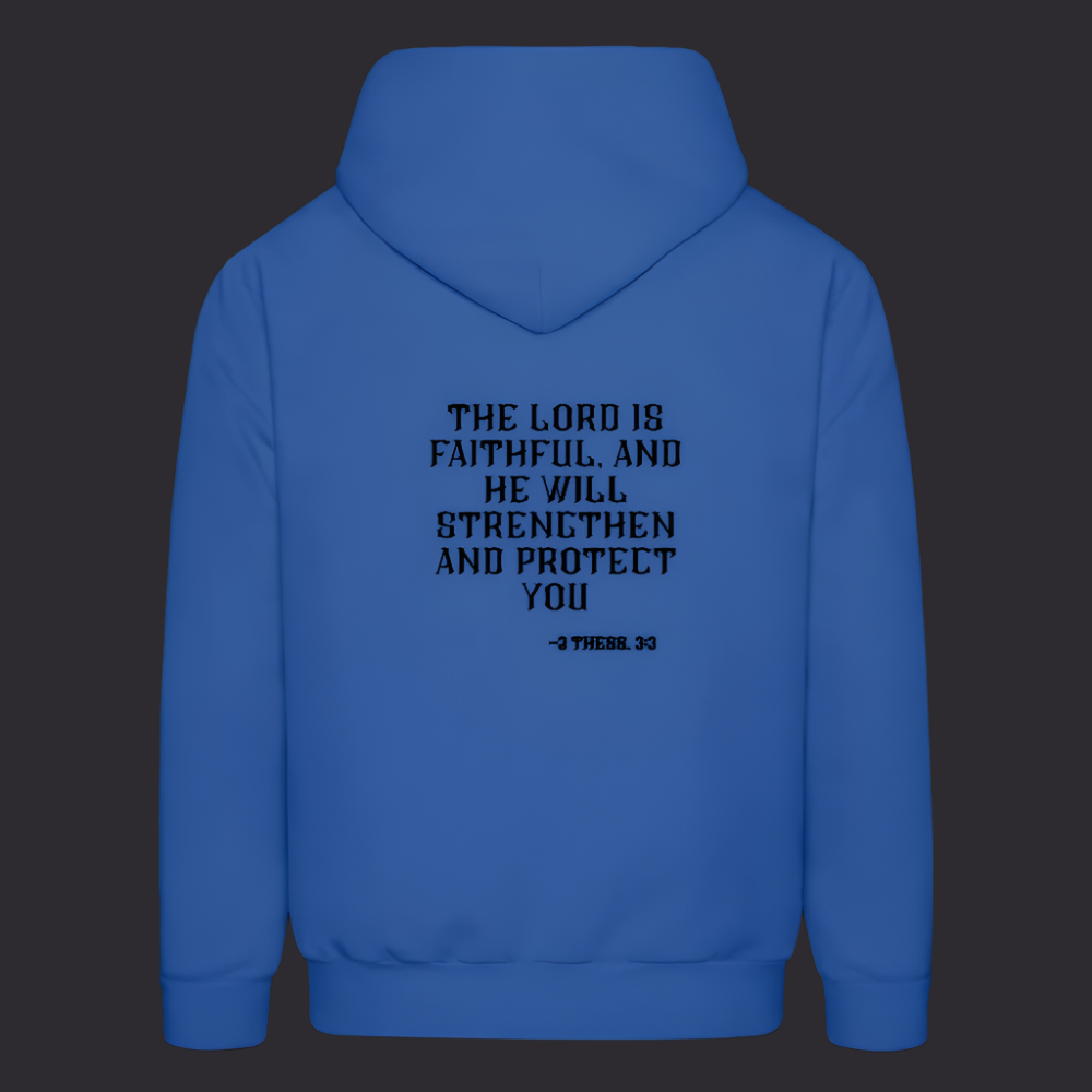 'The Lord Is Faithful' Royal Blue Hoodie Survive Collection - royal blue