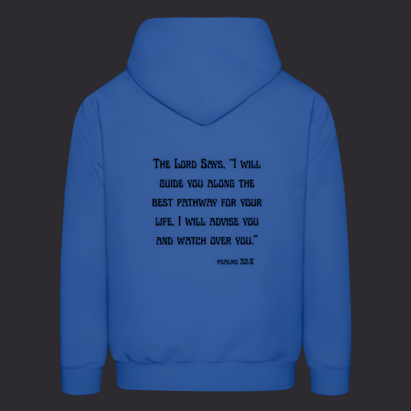'I will guide you' Hoodies - Royal Blue