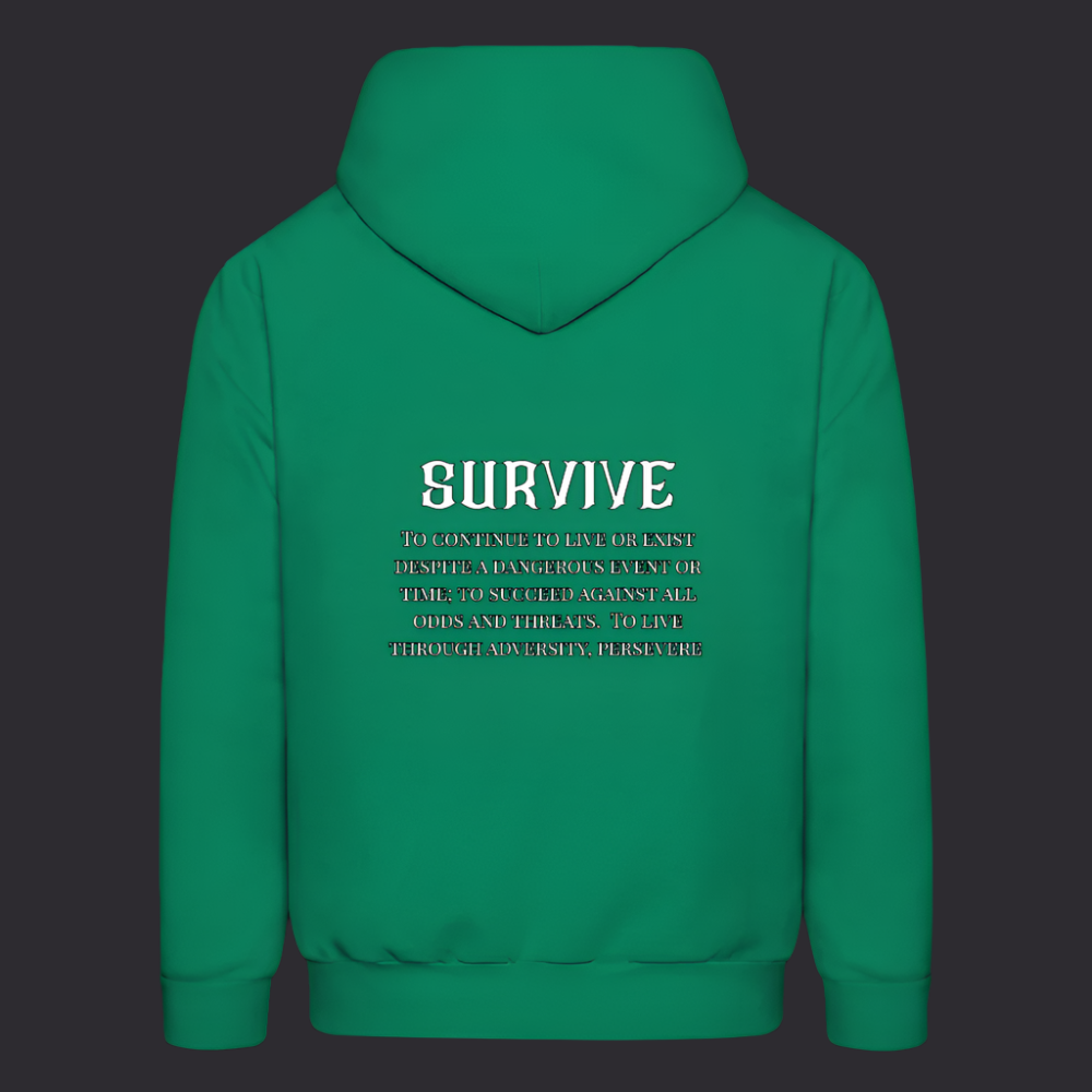 Boyz N The Hoodies Kelly Green Survive Hoodie - kelly green