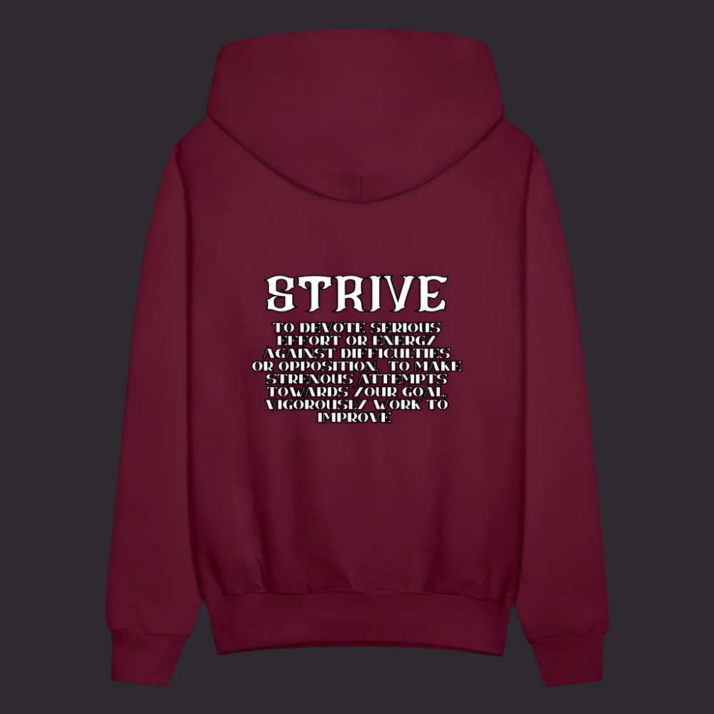 Brndy Boyz N The Hoodies Burgundy Strive Hoodie - burgundy