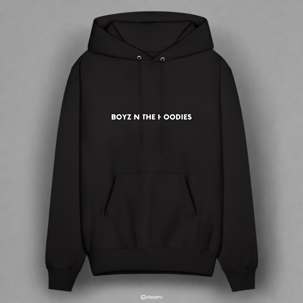 Boyz N The Hoodies Classic Design Black Hoodies - black
