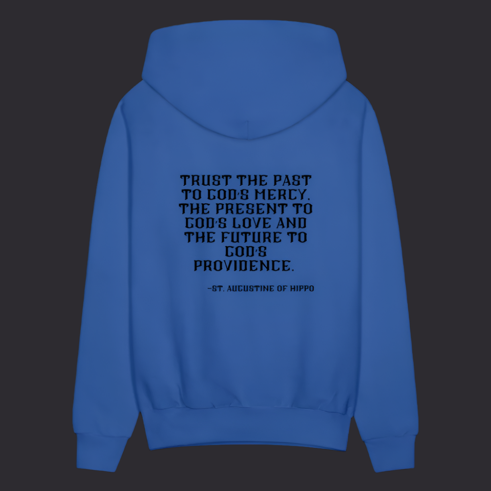 'Trust the Past' Royal Blue Hoodie Thrive Collection - royal blue
