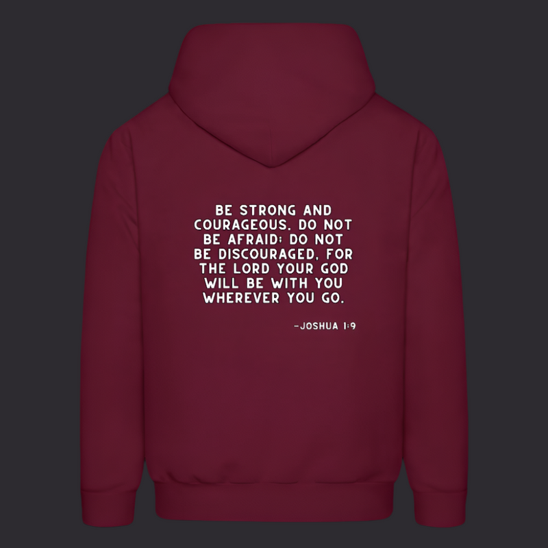 Burgundy Be Courageous Hoodie