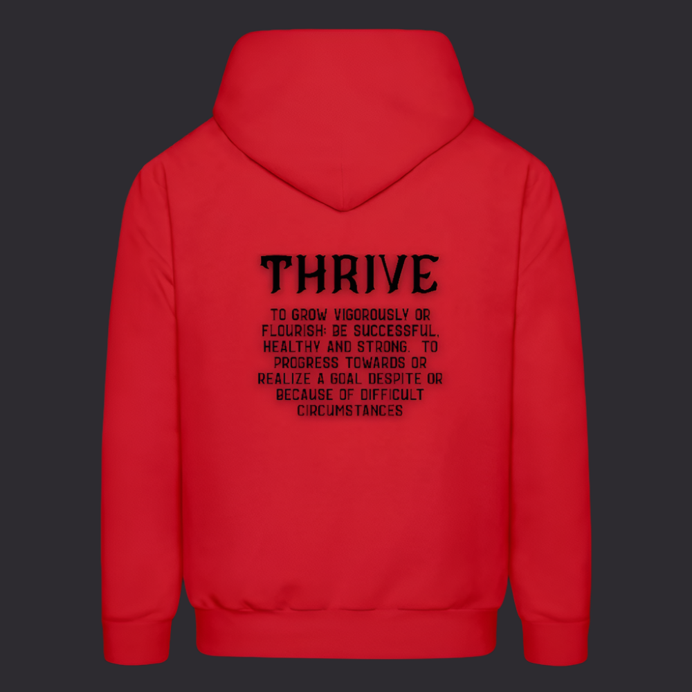 Rd Thrv Boyz N The Hoodies Red Thrive Hoodie - red