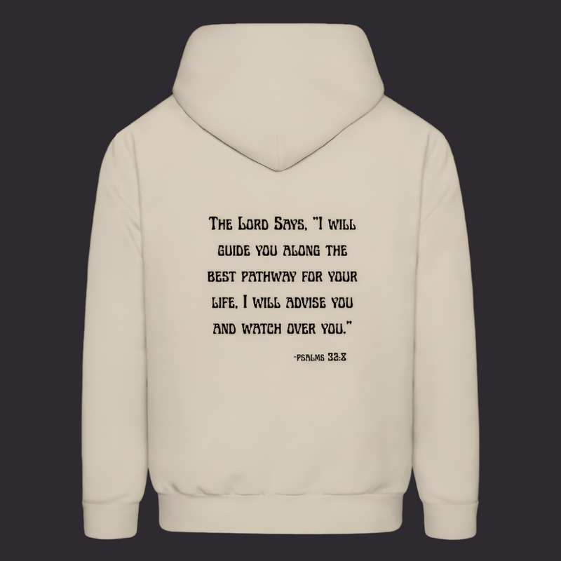 'I will guide you' Hoodies - Sand
