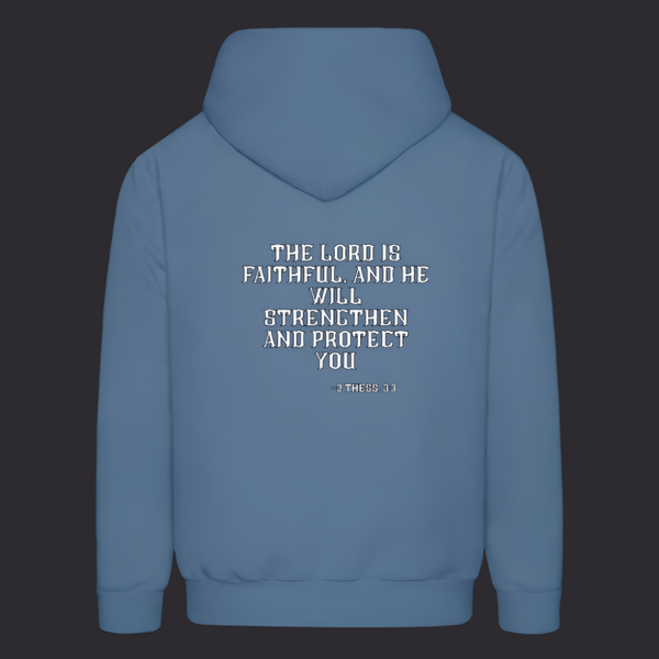 Be Courageous Hoodie - Denim Blue