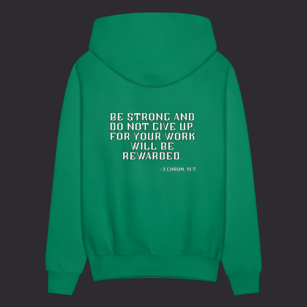 'Be Strong' Kelly Green Hoodie Survive Collection - kelly green