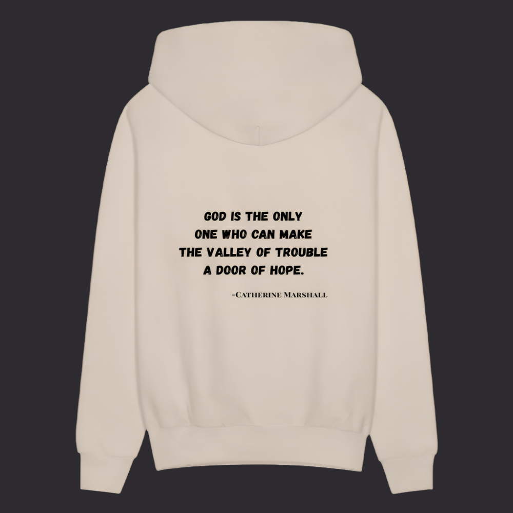 'God is the Only One' Sand Color Hoodies Survive Collection - Sand