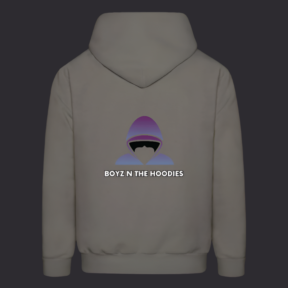 Boyz N The Hoodies Motto Asphalt Gray Hoodie Classic Design - asphalt gray