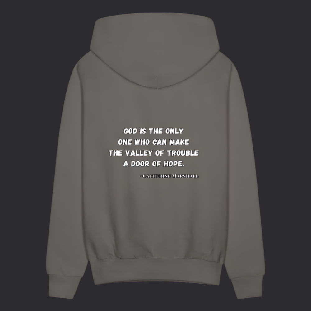 'God is the Only One' Asphalt Gray Hoodies Survive Collection - asphalt gray