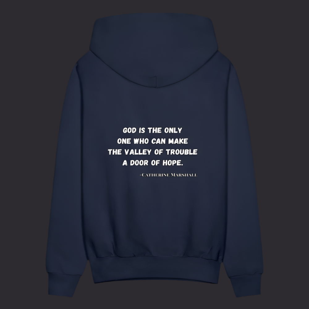 'God is the Only One' Navy Blue Hoodies Survive Collection - navy