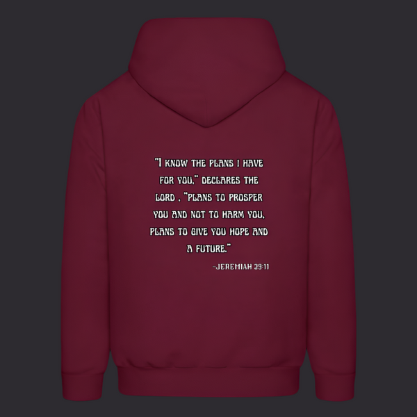 Be Courageous Hoodie - Burgundy
