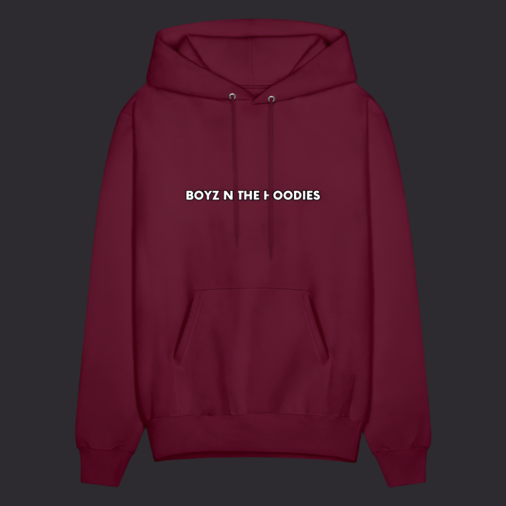 Boyz N The Hoodies Classic Design Burgundy Hoodies - burgundy