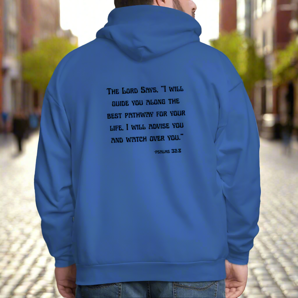 'I will guide you' Royal Blue Hoodie Thrive Collection - royal blue