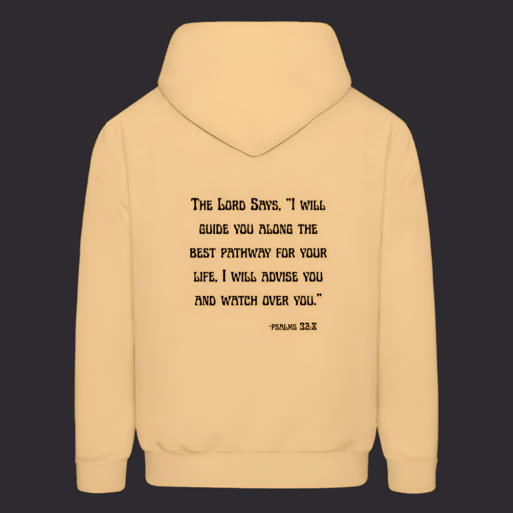 'I will guide you' Light Gold Hoodie Thrive Collection - light gold 