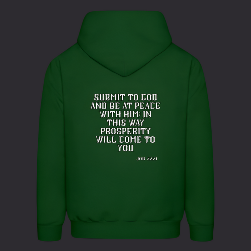 Submit to God Hoodies - Forest Green