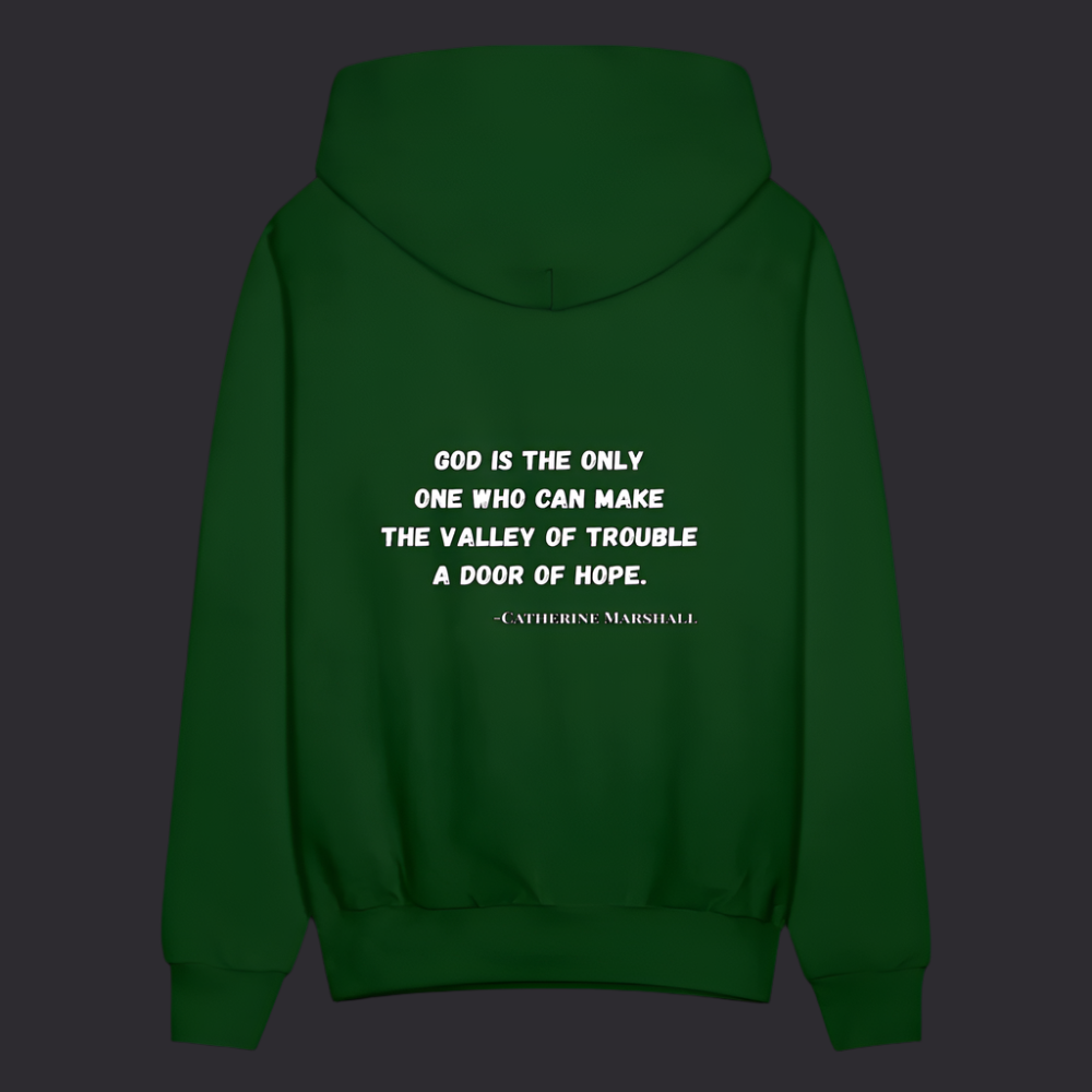 'God is the Only One' Forest Green Hoodies Survive Collection - forest green