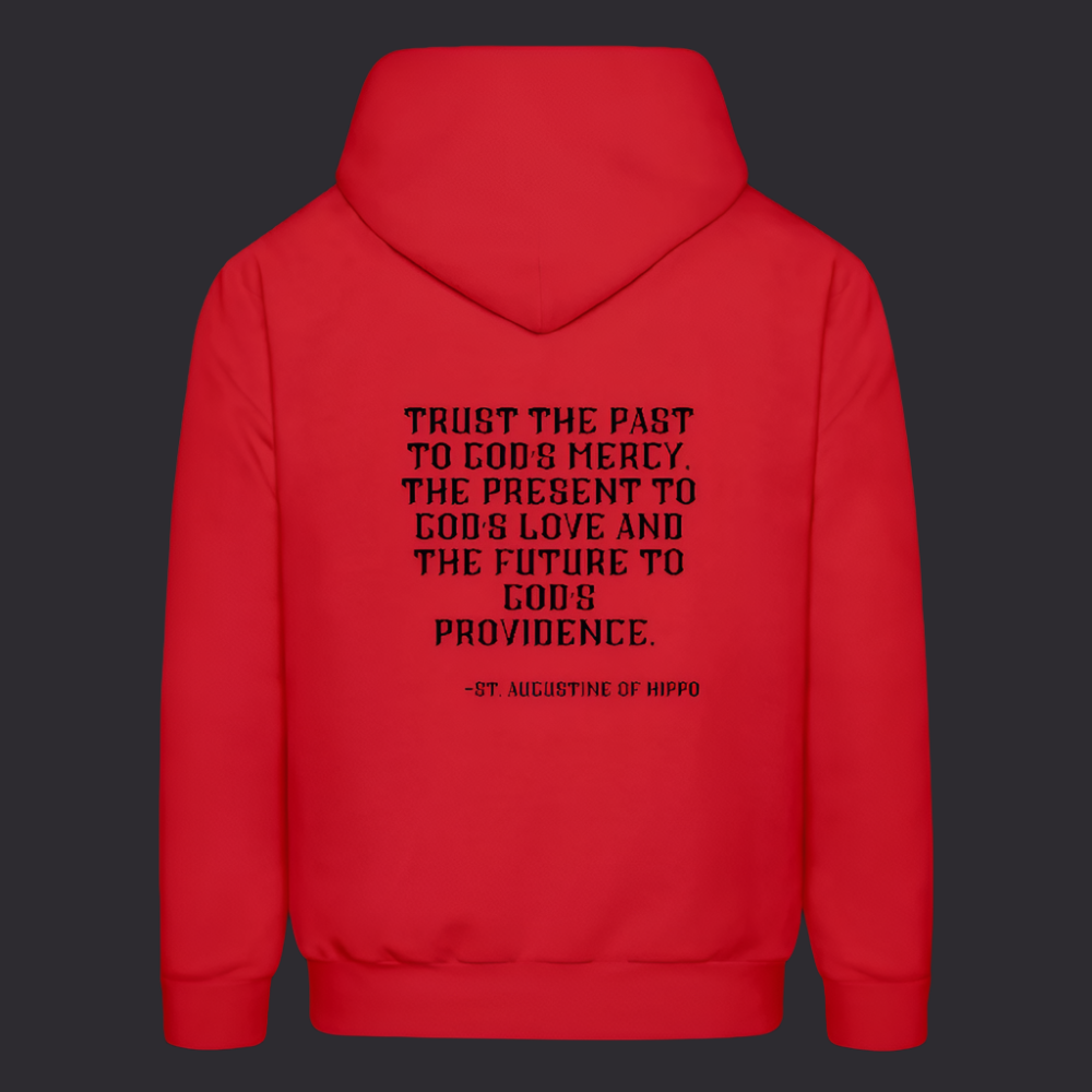 'Trust the Past' Classic Red Hoodie Thrive Collection - red