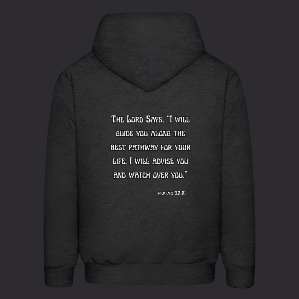 'I will guide you' Charcoal Gray Hoodie Thrive Collection - charcoal grey