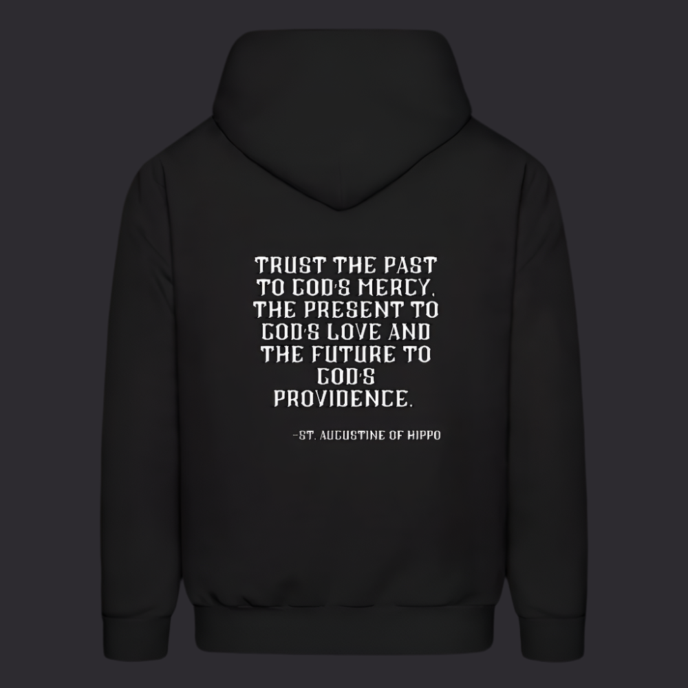 'Trust the Past' Classic Black Hoodie Thrive Collection - black