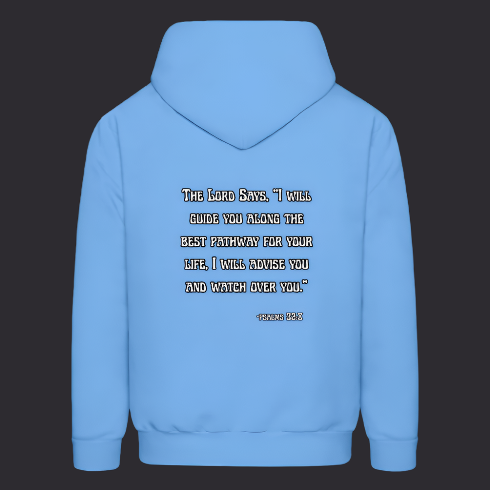 'I will guide you' Carolina Blue Hoodie Thrive Collection - carolina blue