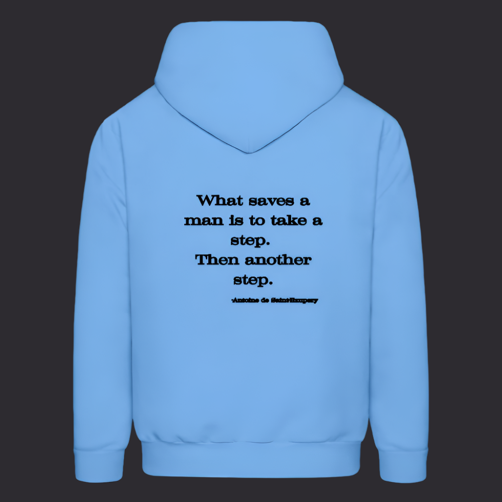 What saves a man Carolina Blue Hoodie Survive Collection - carolina blue