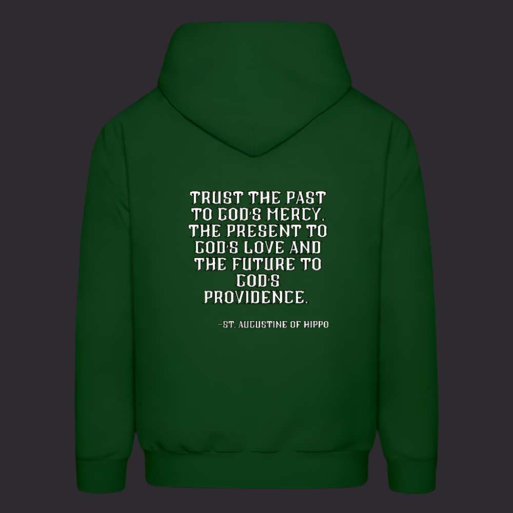 'Trust the Past' Forest Green Hoodie Thrive Collection - forest green