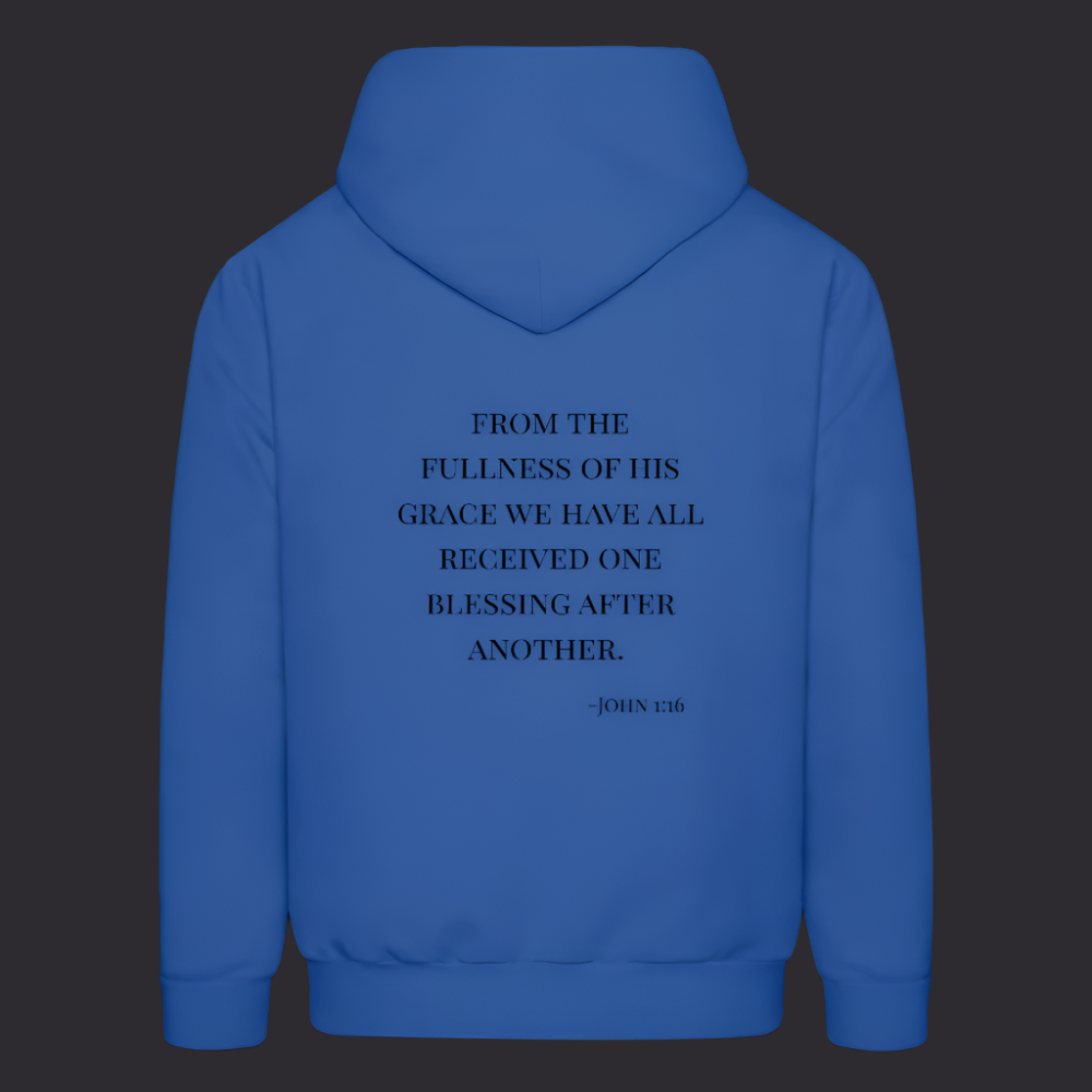 'Fullness of his Grace' Royal Blue Hoodie Thrive Collection - royal blue