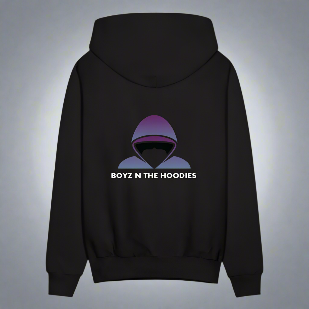 Boyz N The Hoodies Classic Design Black Hoodies - black