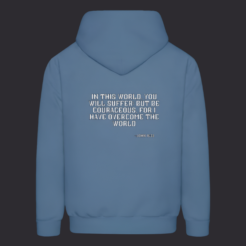 Denim Blue Be Courageous Hoodie