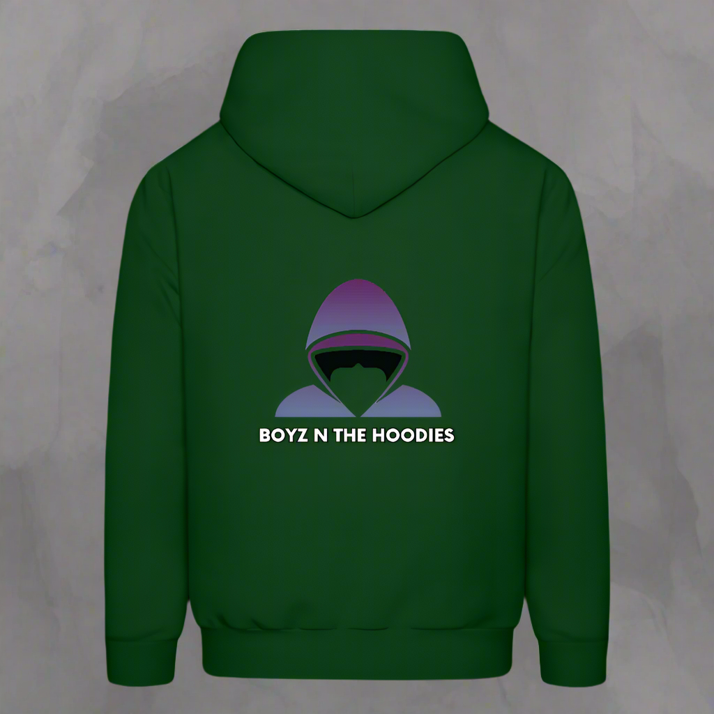 Boyz N The Hoodies Classic Design Forest Green Hoodies - forest green
