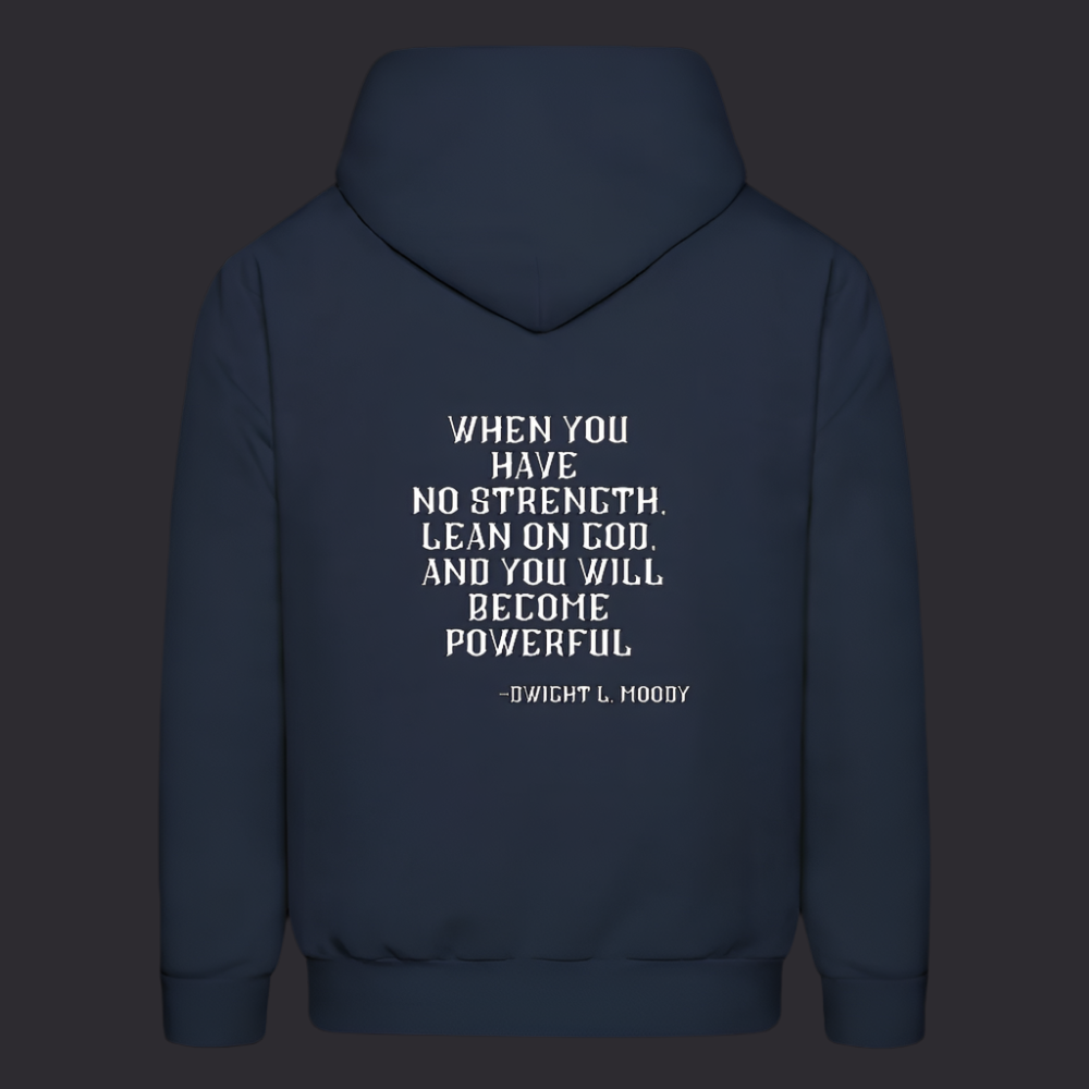 'Lean on God' Navy Blue Hoodies Survive Collection - navy