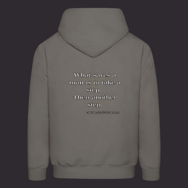 What Saves a Man Hoodie - Asphalt Gray