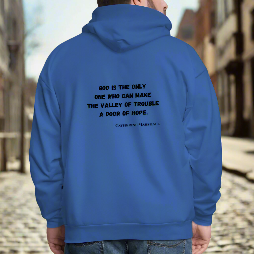 'God is the Only One' Royal Blue Hoodies Survive Collection - royal blue