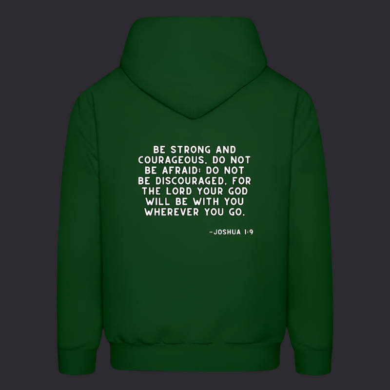 Forest Green Be Courageous Hoodie