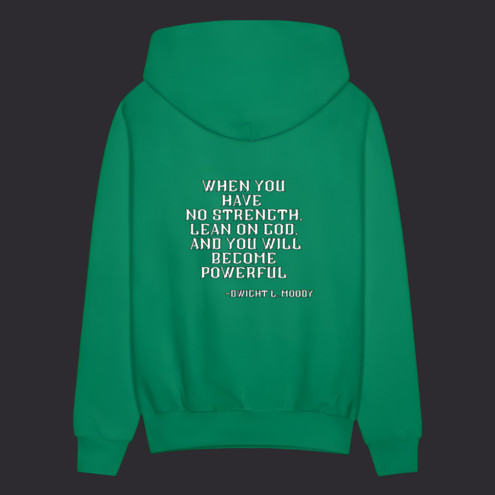 'Lean on God' Kelly Green Hoodies Survive Collection - kelly green