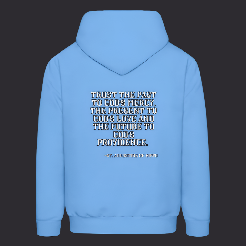 'Trust the Past' Carolina Blue Hoodie Thrive Collection - carolina blue