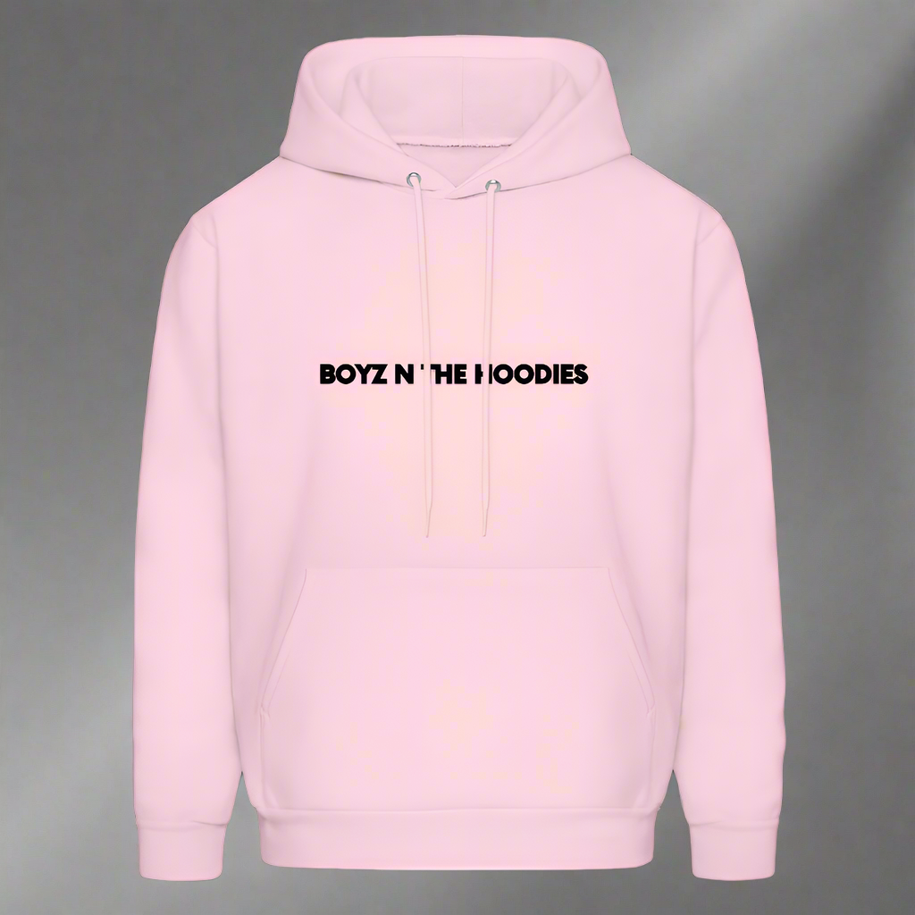 Boyz N The Hoodies Classic Design Pink Hoodies - pale pink