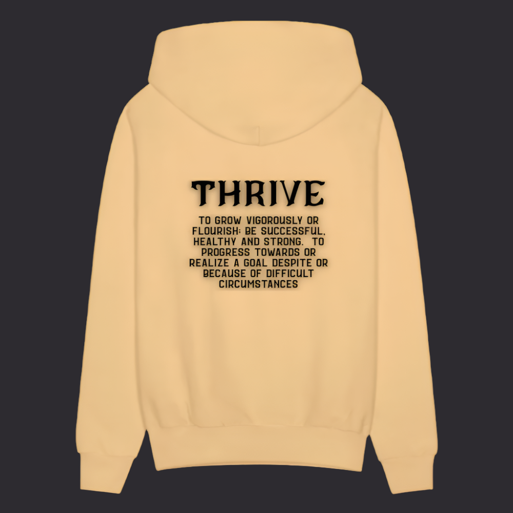 LG Thrv Boyz N The Hoodies Light Gold Thrive Hoodie - light gold 