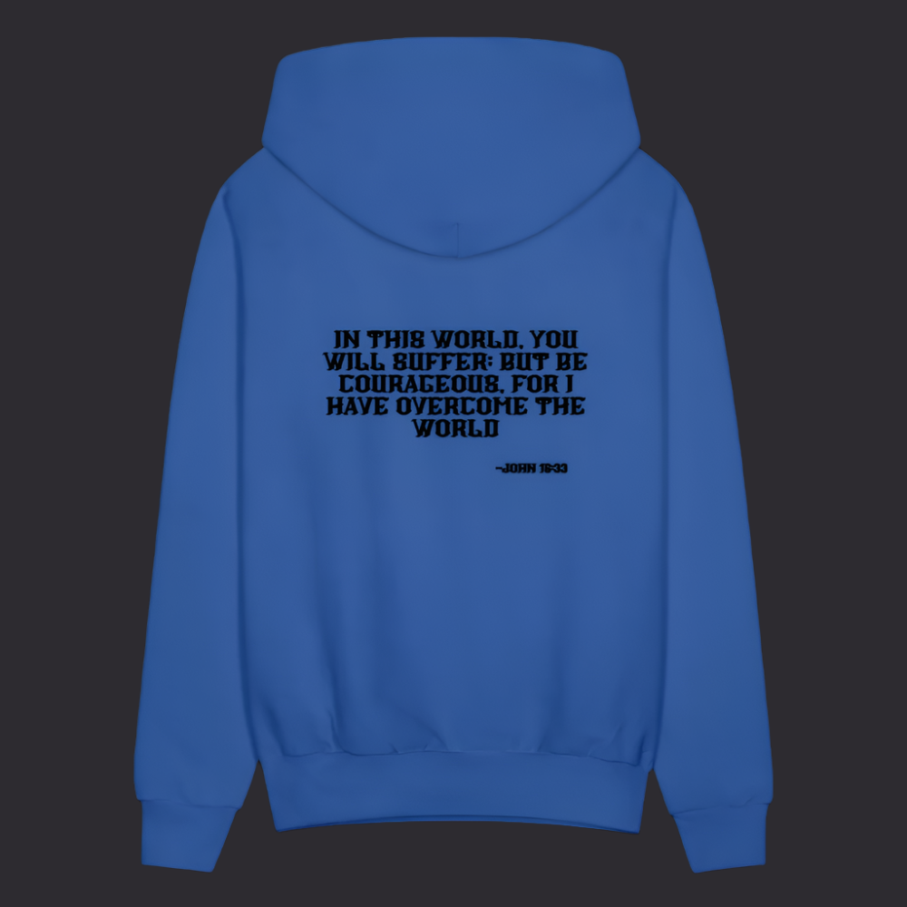 'Be Courageous' Royal Blue Hoodie Survive Collection - royal blue