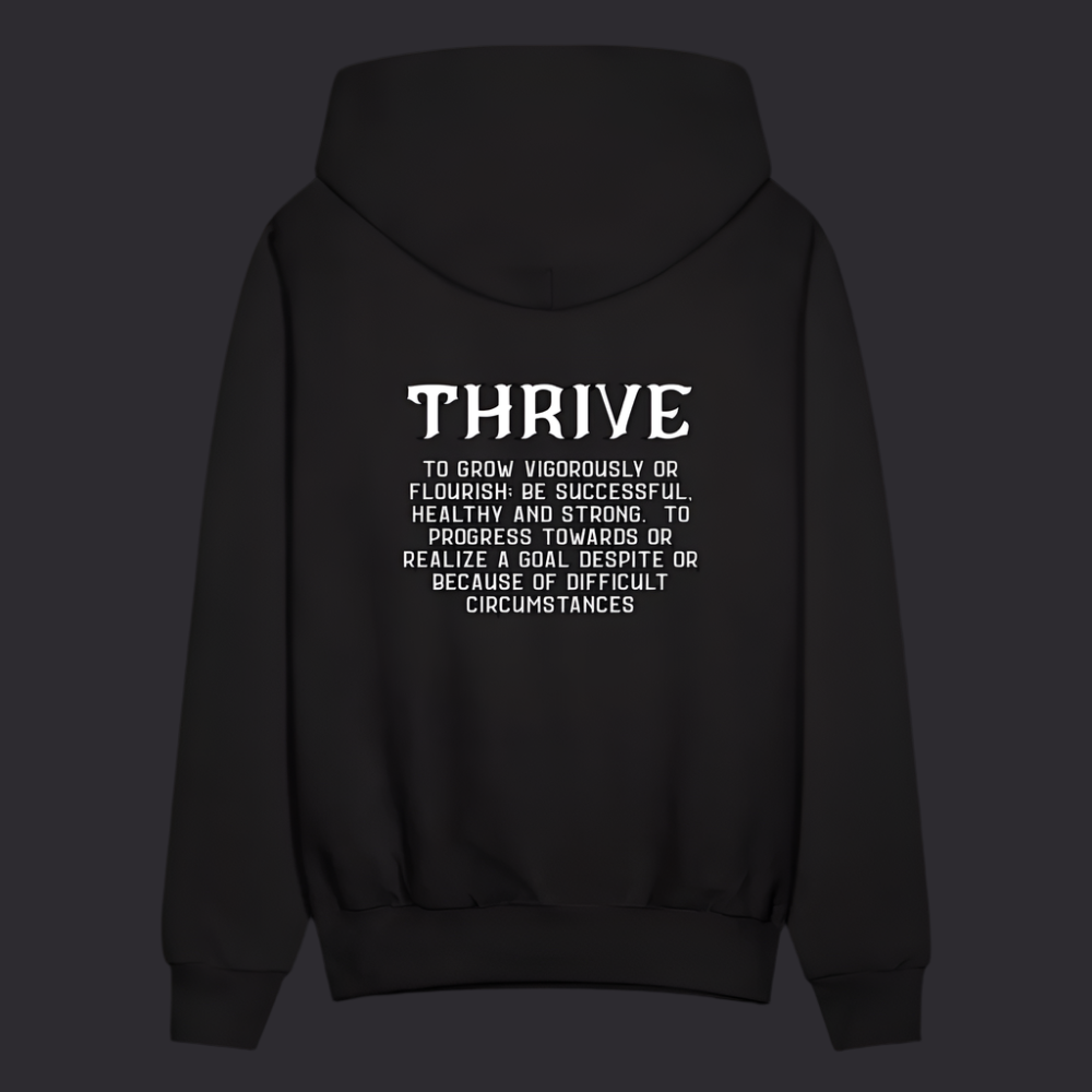 Blk Thrv Boyz N The Hoodies Classic Black Thrive Hoodie - black