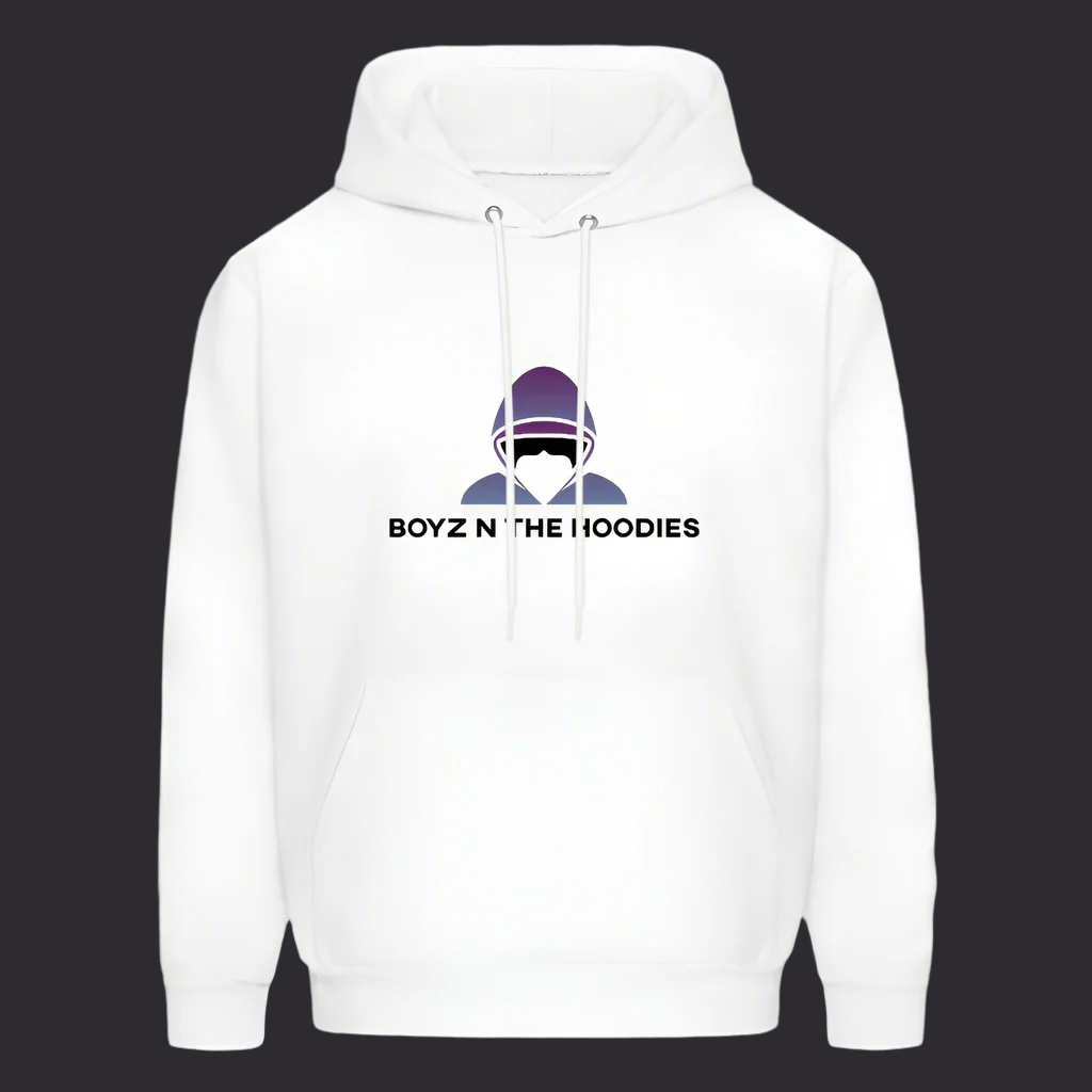 Boyz N The Hoodies Classic Design Classic White Hoodies (Front only) - white