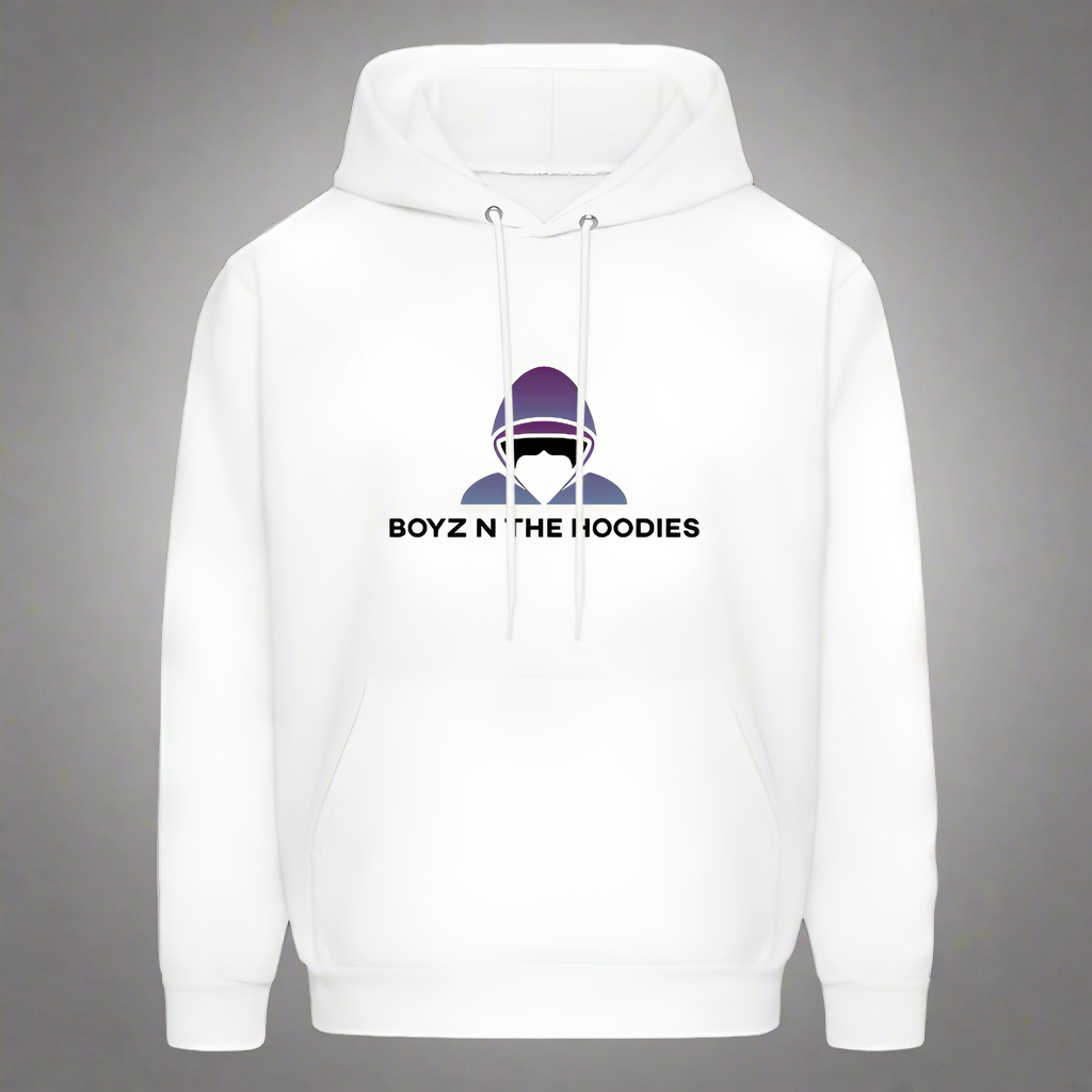 Boyz N The Hoodies Classic Design Classic White Hoodies (Front only) - white