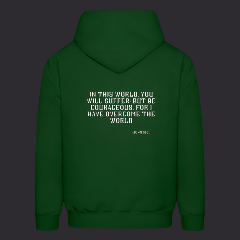Forest Green Be Courageous Hoodie